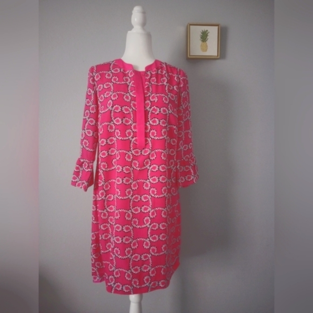 Crown Ivy dress  Color Pink  Size 8  Style Shirt Pullover Lining 3/4 slevess